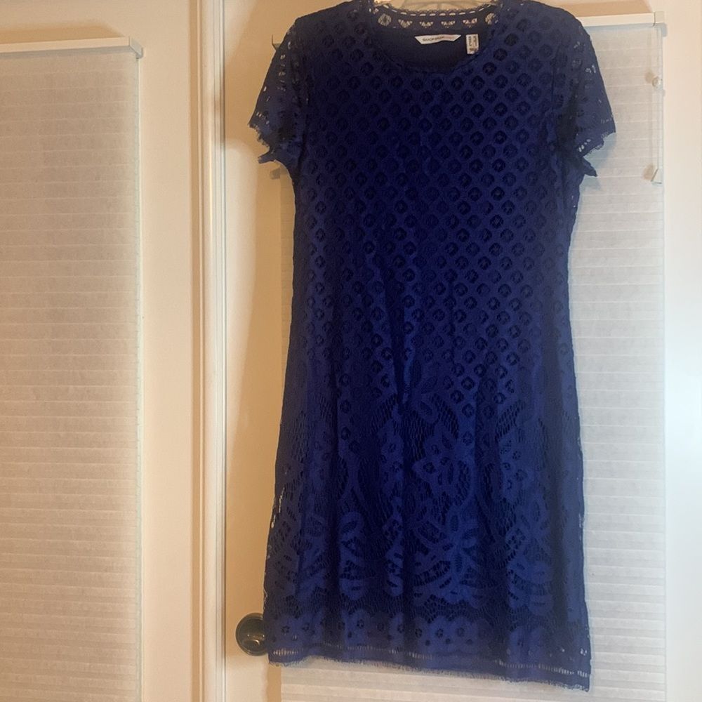 Isaac Mizrahi Navy Blue Lace Dress‎ Size XS